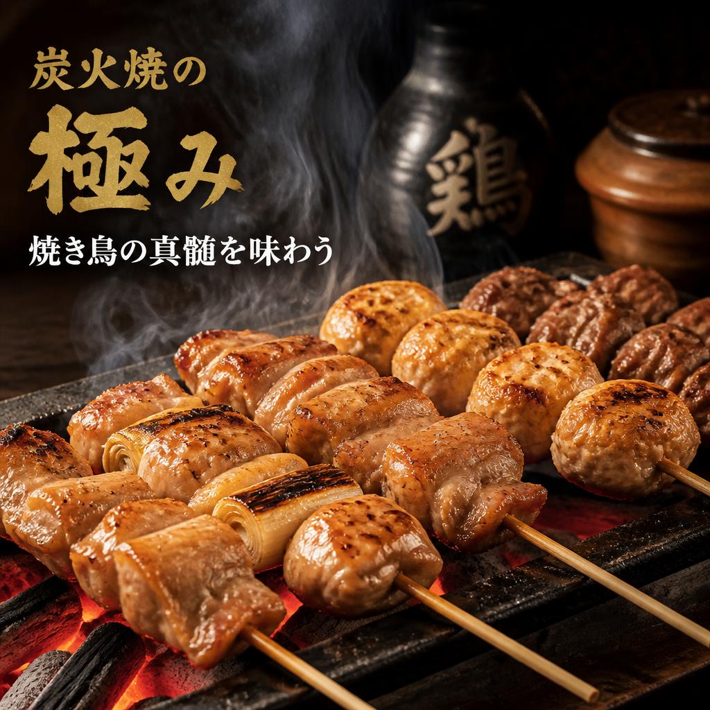 炭火焼の極み、焼き鳥の真髄を味わう